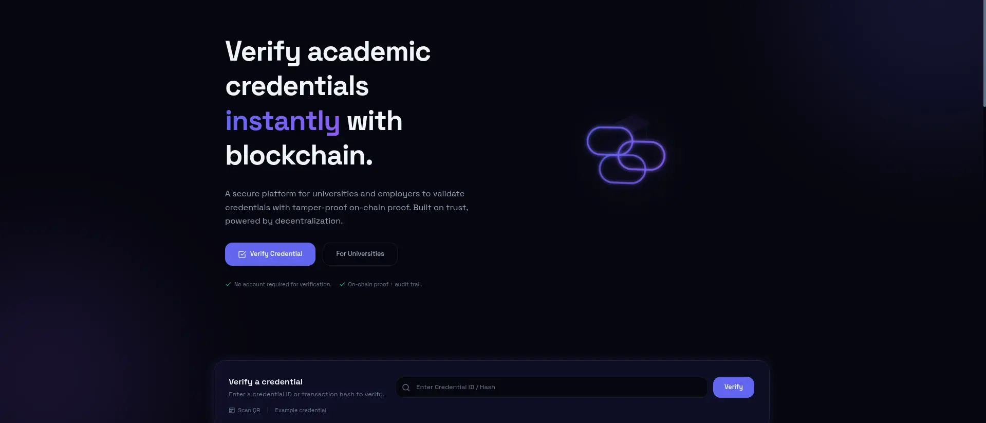 BlockMinor - Blockchain Credential Verification